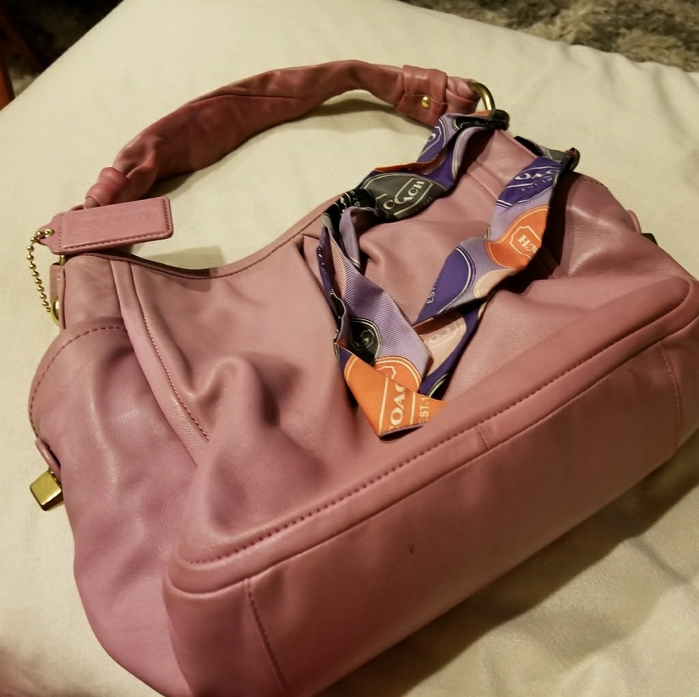 Coach leather bag